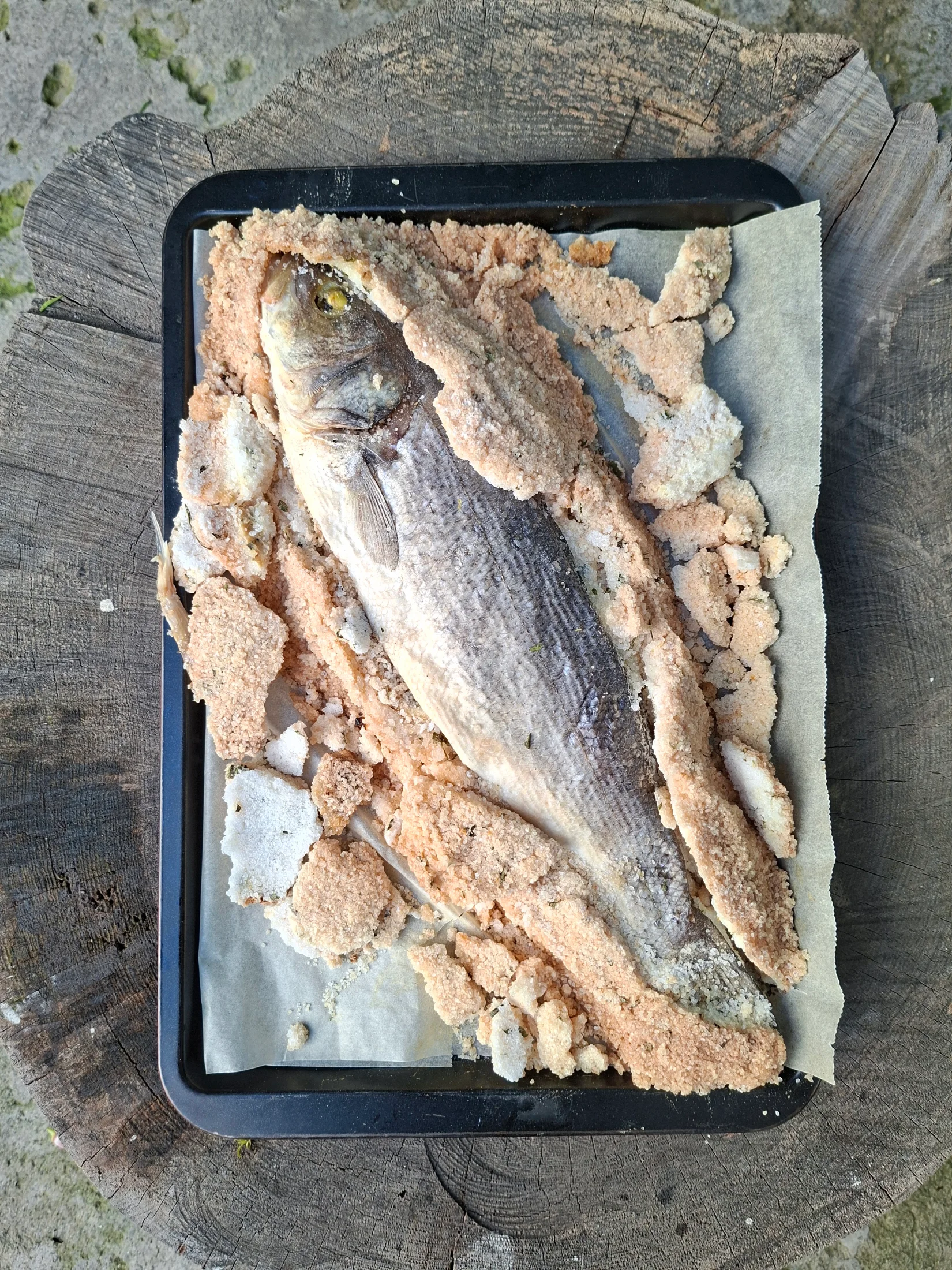 Fish in an Aromatic Salt Crust - Recipe